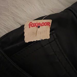 NWT Vintage 1980s Foxmoor genuine leather jeans!! RARE never worn!!
